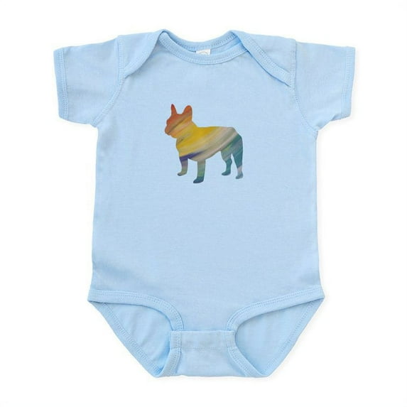 CafePress - French Bulldog Body Suit - Baby Light Bodysuit, Size Newborn - 24 Months