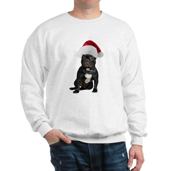 CafePress - French Bulldog Christmas Sweatshirt - Crew Neck Sweatshirt