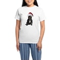 thumbnail image 1 of CafePress - French Bulldog Christmas Women's Light Pajamas - Women's Short Sleeve Print T-Shirt and Pants Light Cotton Pajama Set, 1 of 7