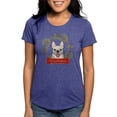 thumbnail image 1 of CafePress - French Bulldog Christmas Womens Tri Blend T Shirt - Womens Tri-blend T-Shirt, 1 of 4