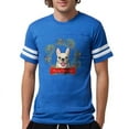 thumbnail image 1 of CafePress - French Bulldog Christmas Wreat - Mens Football Shirt, 1 of 4