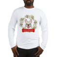 thumbnail image 1 of CafePress - French Bulldog Christmas Wreath Men's Long Sleeve - Unisex Cotton Long Sleeve T-Shirt, 1 of 4