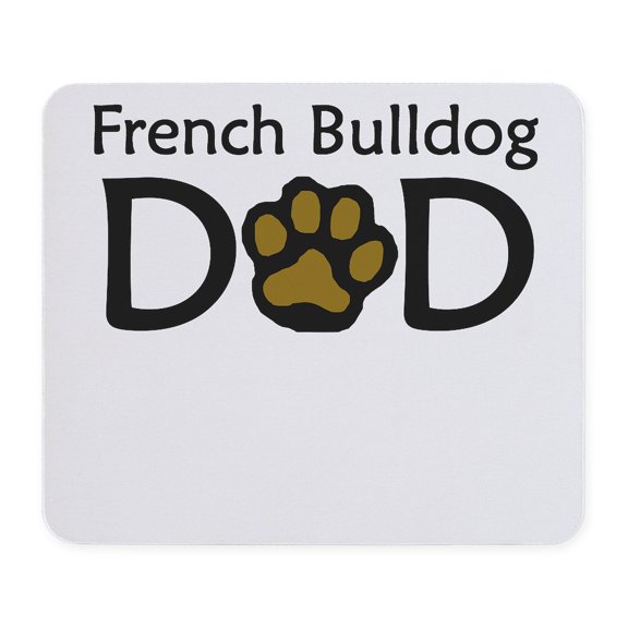 CafePress - French Bulldog Dad Mousepad - Non-slip Rubber Mousepad, Gaming Mouse Pad