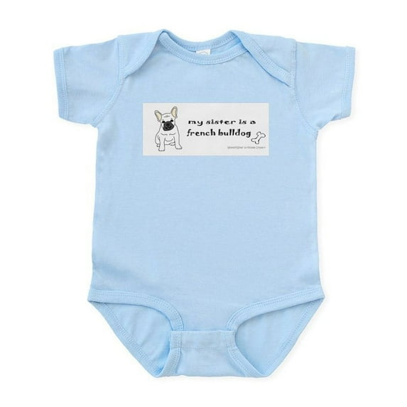 CafePress - French Bulldog Gifts Infant Bodysuit - Baby Light Bodysuit, Size Newborn - 24 Months