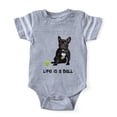 thumbnail image 1 of CafePress - French Bulldog Life - Cute Infant Baby Football Bodysuit, 1 of 3
