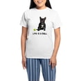 thumbnail image 1 of CafePress - French Bulldog Life Women's Light Pajamas - Women's Short Sleeve Print T-Shirt and Pants Light Cotton Pajama Set, 1 of 7