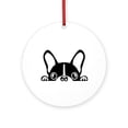 thumbnail image 1 of CafePress - French Bulldog -  Round Wood Ornament 4", 1 of 2