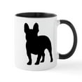 thumbnail image 1 of CafePress - French Bulldog Silhouette - 11 oz Ceramic Mug - Novelty Coffee Tea Cup, 1 of 4