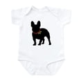 thumbnail image 1 of CafePress - French Bulldog Silhouette Baby Light Bodysuit - Baby Light Bodysuit, Size Newborn - 24 Months, 1 of 4