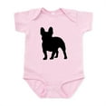 thumbnail image 1 of CafePress - French Bulldog Silhouette Baby Light Bodysuit - Baby Light Bodysuit, Size Newborn - 24 Months, 1 of 4