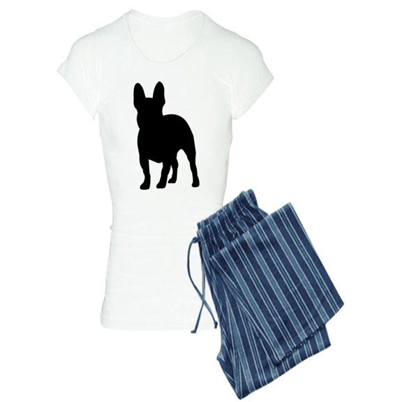 CafePress - French Bulldog Silhouette - Women's Light Pajamas