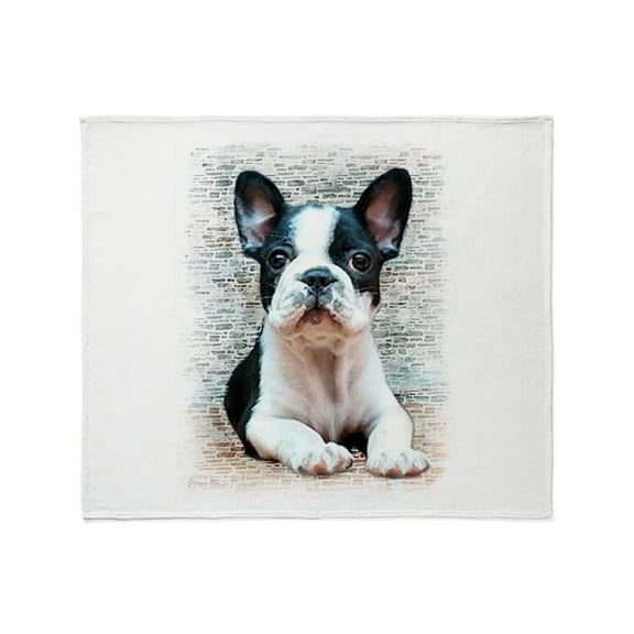 CafePress - French Bulldog Throw Blanket - Soft Fleece Throw Blanket, 50"x60" for All Ages