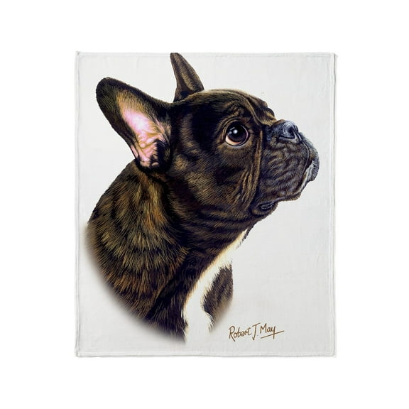 CafePress - French Bulldog Throw Blanket - Soft Fleece Throw Blanket, 50"x60" for All Ages