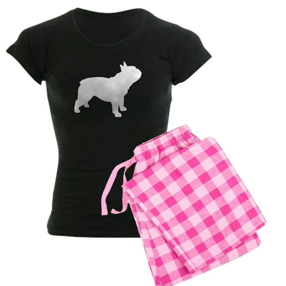 CafePress - French Bulldog Women's Dark Pajamas - Women's Short Sleeve Print T-Shirt and Pants Dark Cotton Pajama Set
