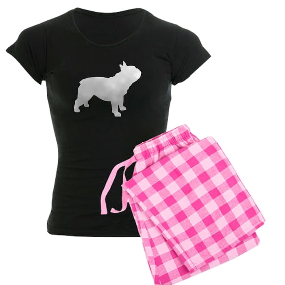 CafePress - French Bulldog Women's Dark Pajamas - Women's Short Sleeve Print T-Shirt and Pants Dark Cotton Pajama Set