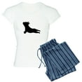 thumbnail image 1 of CafePress - French Bulldog Yoga Pajamas - Women's Short Sleeve Print T-Shirt and Pants Light Cotton Pajama Set, 1 of 7
