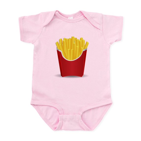 CafePress - French Fries Body Suit - Baby Light Bodysuit, Size Newborn - 24 Months