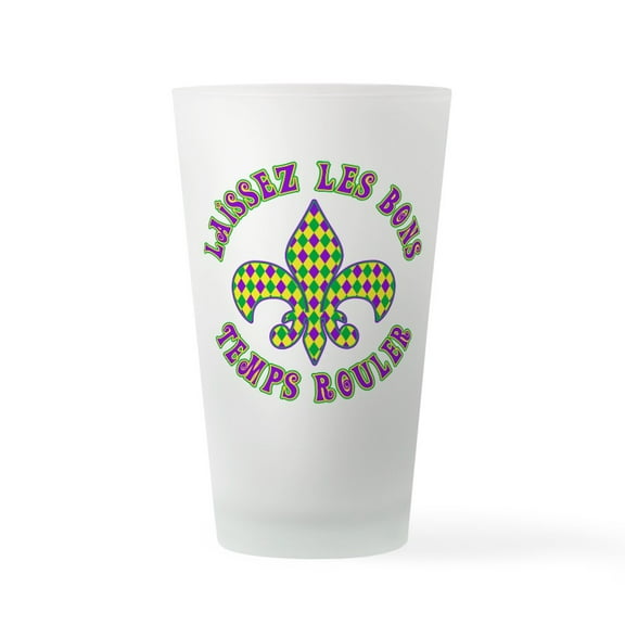 CafePress - French Mardi Gras - Pint Glass, Drinking Glass, 16 oz. CafePress