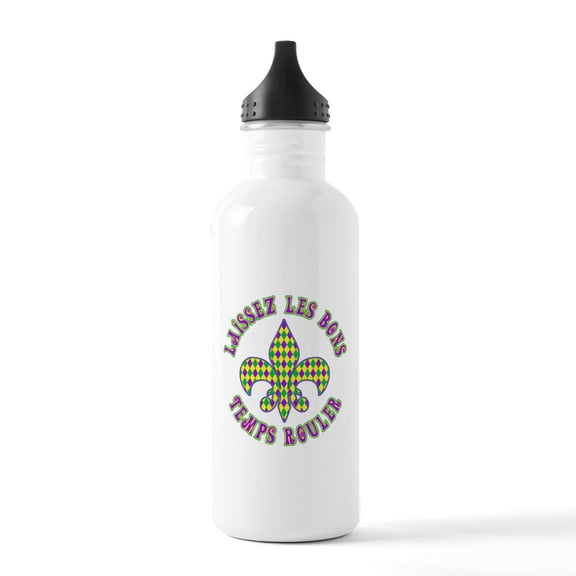 CafePress - French Mardi Gras Stainless Water Bottle 1 - Stainless Steel Water Bottle, Sports Bottle, 1.0L