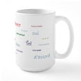thumbnail image 1 of CafePress - French Phrases Mug - 15 oz Ceramic Large White Novelty Mug, 1 of 6