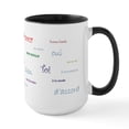 thumbnail image 1 of CafePress - French Phrases Mug - 15 oz Ceramic Large White Novelty Mug, 1 of 4