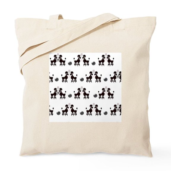 CafePress - French Poodles Tote Bag - Unisex Canvas Tote Bag, Beige, 1-Piece