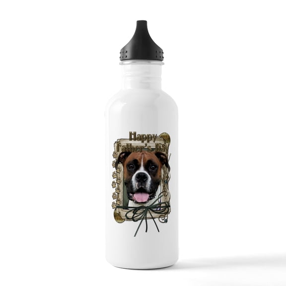 CafePress - French_Quarters_Boxer_ Stainless Water Bottle 1 - Stainless Steel Water Bottle, Sports Bottle, 1.0L