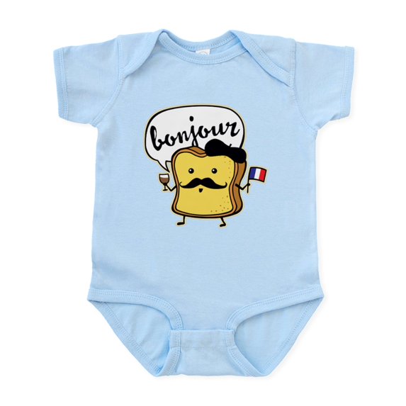 CafePress - French Toast Body Suit - Baby Light Bodysuit, Size Newborn - 24 Months