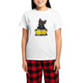 thumbnail image 1 of CafePress - Frenchie Bookworm Women's Light Pajamas - Women's Short Sleeve Print T-Shirt and Pants Light Cotton Pajama Set, 1 of 7