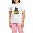thumbnail image 1 of CafePress - Frenchie Bookworm Women's Light Pajamas - Women's Short Sleeve Print T-Shirt and Pants Light Cotton Pajama Set, 1 of 7