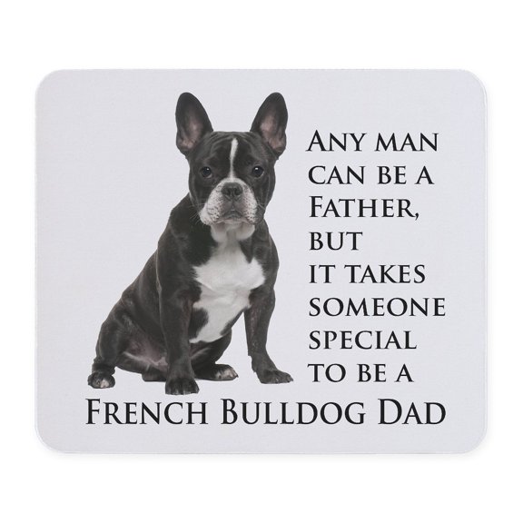 CafePress - Frenchie Dad Mousepad - Non-slip Rubber Mousepad, Gaming Mouse Pad