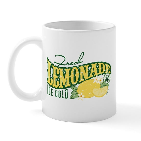 CafePress - Fresh Lemonade Mug - 11 oz Ceramic Mug - Novelty Coffee Tea Cup