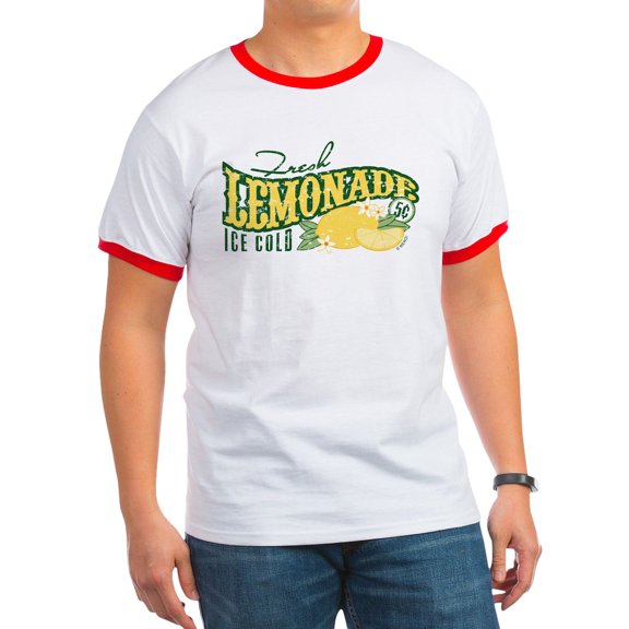 CafePress - Fresh Lemonade Ringer T - 100% Cotton Ringed T-Shirt