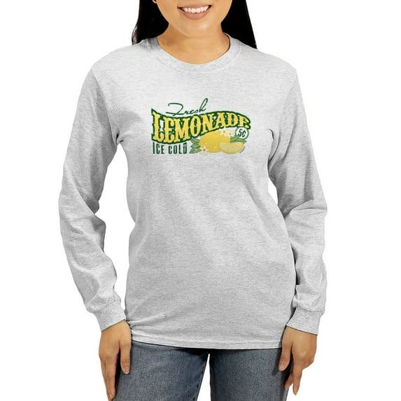 CafePress - Fresh Lemonade Women's Long Sleeve T Shirt - Women's Long Sleeve Graphic Casual T-Shirt