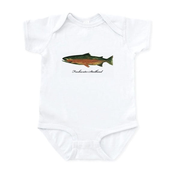 CafePress - Freshwater Steelhead Trout Infant Bodysuit - Baby Light Bodysuit, Size Newborn - 24 Months