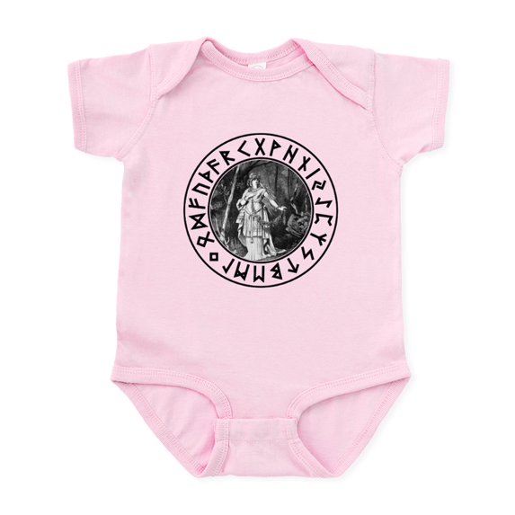 CafePress - Freya Rune Shield Infant Bodysuit - Baby Light Bodysuit, Size Newborn - 24 Months