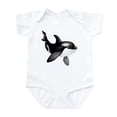 thumbnail image 1 of CafePress - Friendly Orca Infant Bodysuit - Baby Light Bodysuit, Size Newborn - 24 Months, 1 of 4
