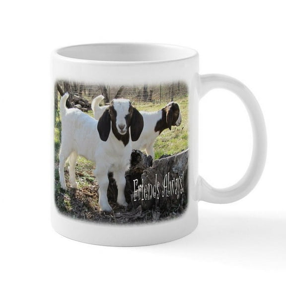 CafePress - Friends Always! Mug - 11 oz Ceramic Mug - Novelty Coffee Tea Cup