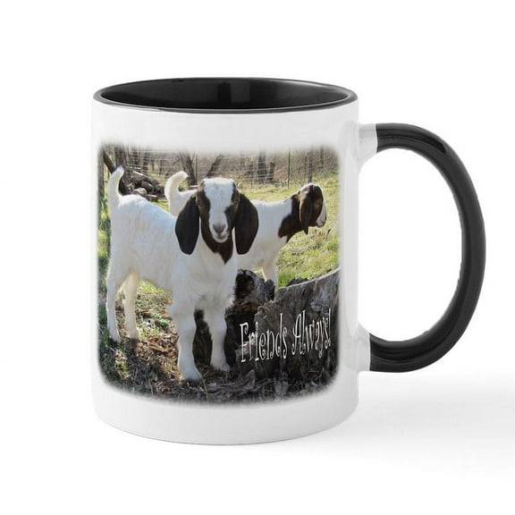 CafePress - Friends Always! Mug - 11 oz Ceramic Mug - Novelty Coffee Tea Cup