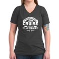 thumbnail image 1 of CafePress - Friends Cruise Together - Women's V-Neck Dark T-Shirt, 1 of 1