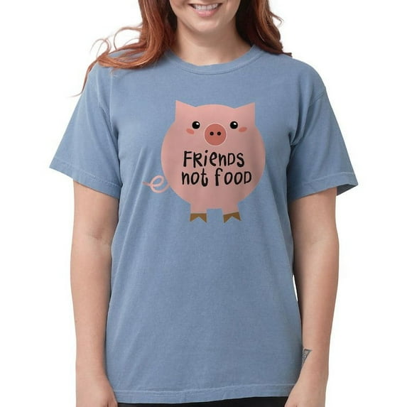 CafePress - Friends Not Food T Shirt - Womens Comfort Colors® Shirt