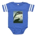 thumbnail image 1 of CafePress - Frog CROP Text - Cute Infant Baby Football Bodysuit, 1 of 3