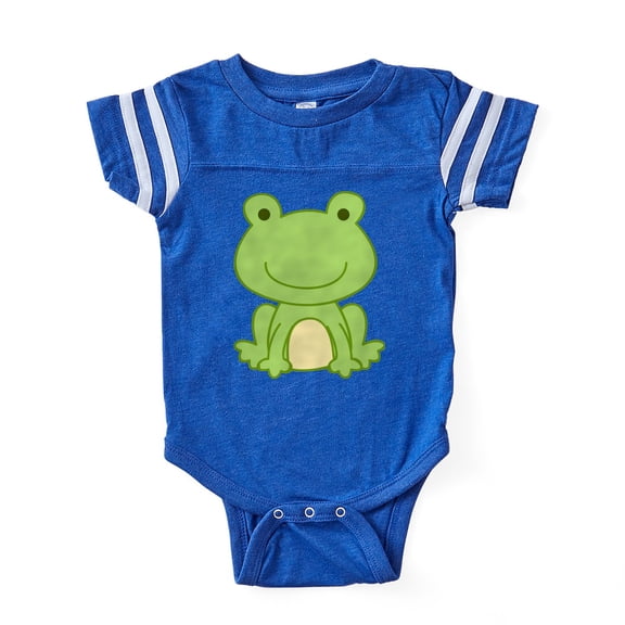 CafePress - Frog - Cute Infant Baby Football Bodysuit