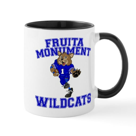 CafePress - Fruita Monument Wildcats Mug - 11 oz Ceramic Mug - Novelty Coffee Tea Cup