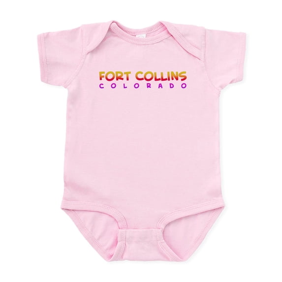 CafePress - Ft. Collins, CO. Infant Bodysuit - Baby Light Bodysuit, Size Newborn - 24 Months