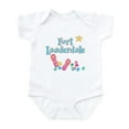 thumbnail image 1 of CafePress - Ft Lauderdale Flip Flops Infant Bodysuit - Baby Light Bodysuit, Size Newborn - 24 Months, 1 of 4