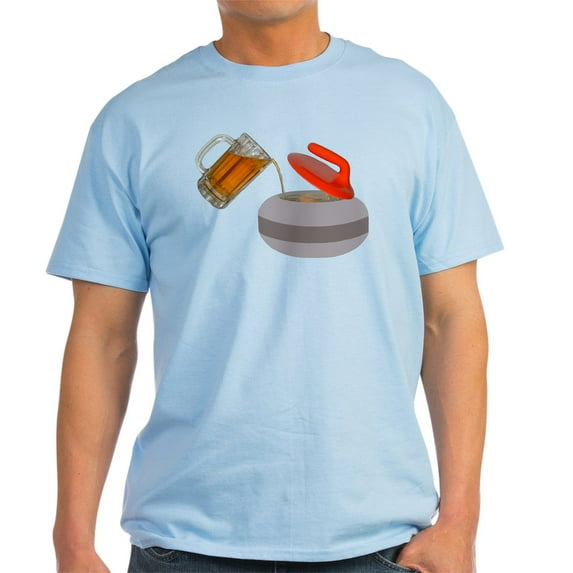 CafePress - Fueled By Beer Light T Shirt - Men's Classic Graphic T-Shirt