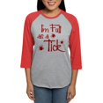 thumbnail image 1 of CafePress - Full As A Tick - Womens Baseball Tee, 1 of 4