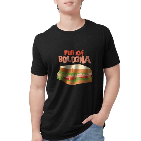 CafePress - Full Of Bologna Men's Deluxe T Shirt - Mens Tri-blend T-Shirt