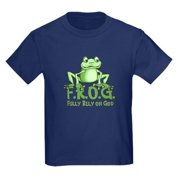 CafePress - Fully Rely On God Kids Dark T Shirt - Dark T-Shirt Kids XS-XL